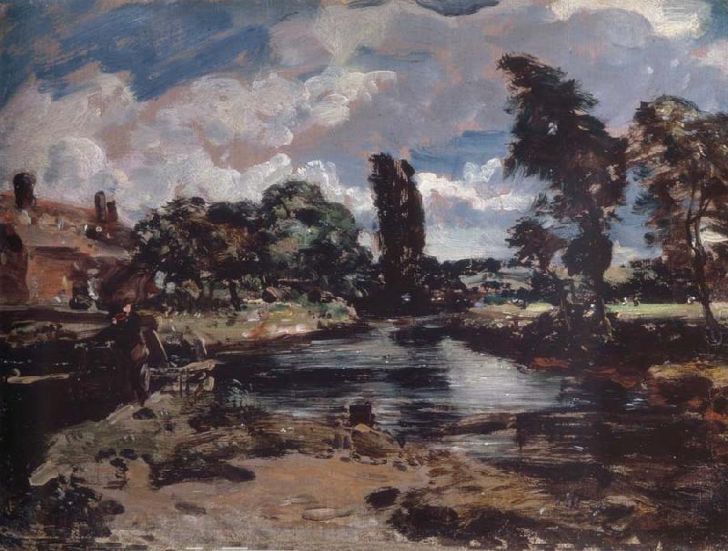 John Constable Flatford Mill from a lock on the Stour Spain oil painting art